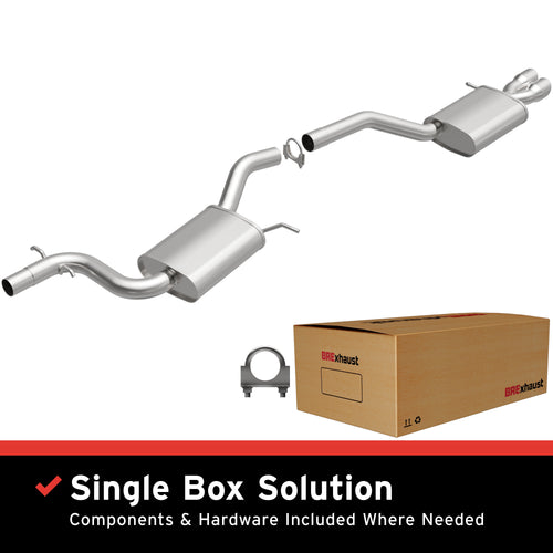 BRExhaust 2012-2018 Volkswagen Jetta 2.0L | 2014-2018 Volkswagen Jetta 1.8L Direct-Fit Exhaust System Kit 106-0791