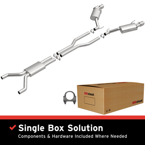 BRExhaust 2010-2015 Chevrolet Camaro 3.6L Direct-Fit Exhaust System Kit 106-0795