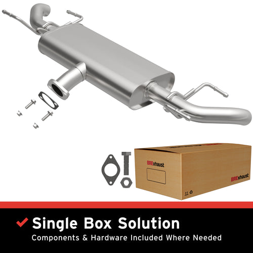 BRExhaust 2014-2018 Mazda 3 2.0L Direct-Fit Exhaust System Kit 106-0796