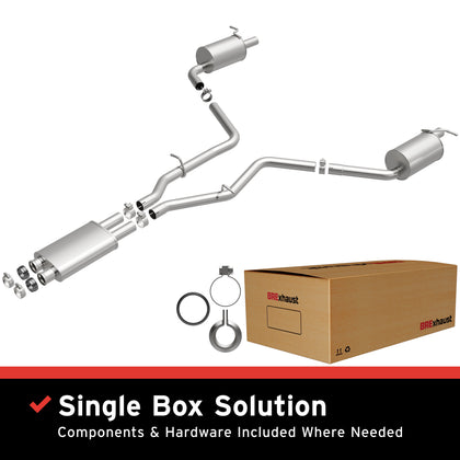 BRExhaust 2012-2016 Mercedes-Benz E350 3.5L Direct-Fit Exhaust System Kit 106-0797