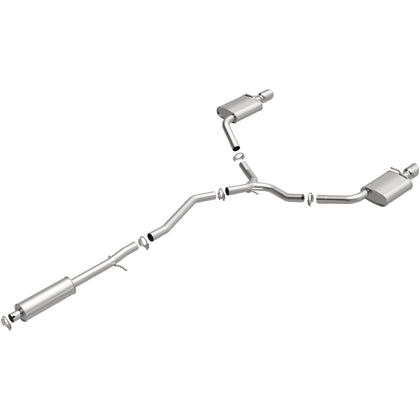 BRExhaust 2013-2019 Ford Taurus 3.5L Direct-Fit Exhaust System Kit 106-0805