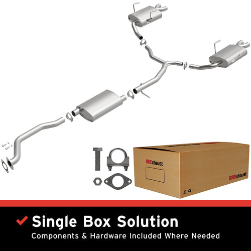 BRExhaust 2009-2012 GMC Acadia 3.6L Direct-Fit Exhaust System Kit 106-0806