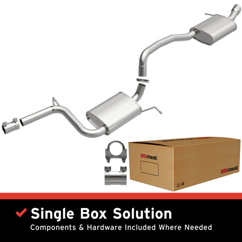 BRExhaust 2014-2017 Volkswagen Passat 1.8L Direct-Fit Exhaust System Kit 106-0820