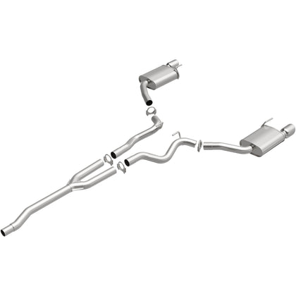 BRExhaust 2015-2023 Ford Mustang 2.3L Direct-Fit Exhaust System Kit 106-0821