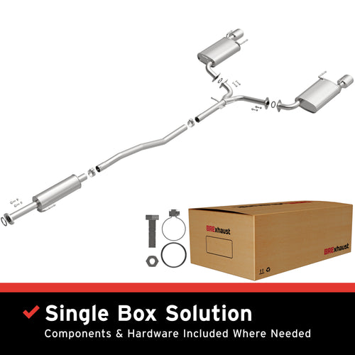 BRExhaust 2013-2016 Lexus ES350 3.5L Direct-Fit Exhaust System Kit 106-0827
