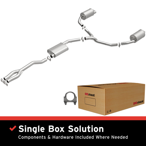 BRExhaust 2011-2014 Chrysler 300 3.6L | 2011-2014 Dodge Charger 3.6L Direct-Fit Exhaust System Kit 106-0842