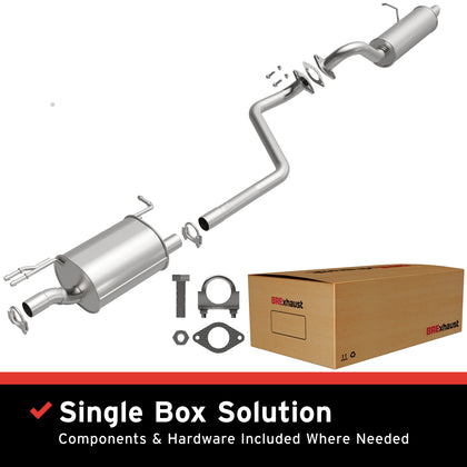 BRExhaust 2014-2016 Kia Soul 2.0L Direct-Fit Exhaust System Kit 106-0845