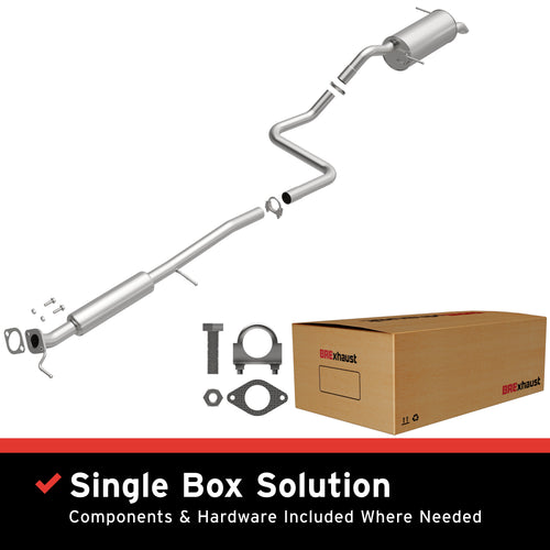 BRExhaust 2011-2016 Ford Fiesta 1.6L Direct-Fit Exhaust System Kit 106-0846