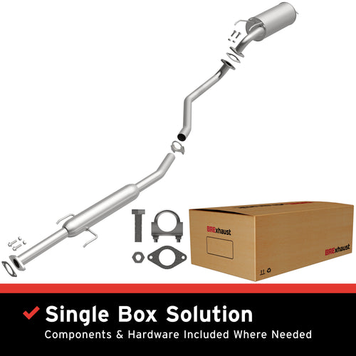 BRExhaust 2004-2008 Kia Spectra 2.0L / 2007 Kia Spectra5 2.0L Direct-Fit Exhaust System Kit 106-0854