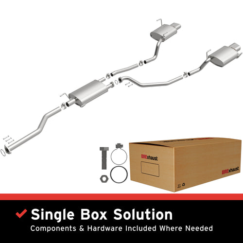 BRExhaust 2010-2013 Acura MDX 3.7L Direct-Fit Exhaust System Kit 106-0855