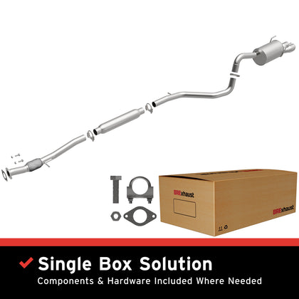 BRExhaust 2012-2019 Fiat 500 1.4L Direct-Fit Exhaust System Kit 106-0860