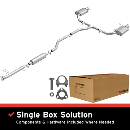 BRExhaust 2009-2014 Acura TSX 2.4L Direct-Fit Exhaust System Kit 106-0861