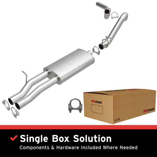 BRExhaust 2001-2002 Chevrolet Silverado 2500 HD 6.0L / 2001-2002 GMC Sierra 2500 HD 6.0L Direct-Fit Exhaust System Kit 106-0865