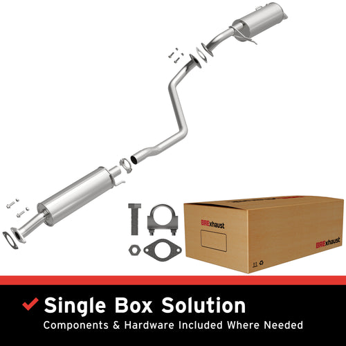 BRExhaust 2010-2011 Kia Soul 2.0L Direct-Fit Exhaust System Kit 106-0869