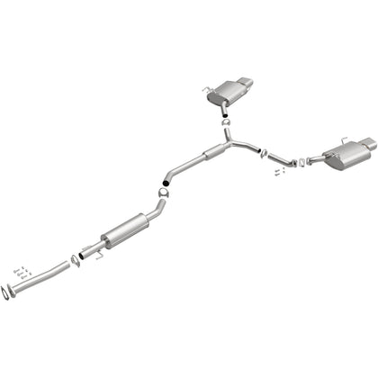BRExhaust 2009-2014 Acura TL 3.5L Direct-Fit Exhaust System Kit 106-0877