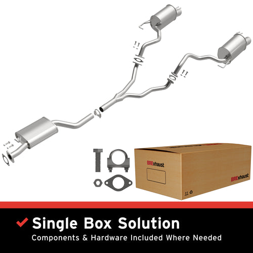 BRExhaust 2007-2009 Hyundai Santa Fe 3.3L Direct-Fit Exhaust System Kit 106-0880