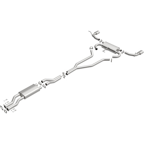 BRExhaust 2011-2014 Ford Edge 3.7L | 2011-2015 Lincoln MKX 3.7L Direct-Fit Exhaust System Kit 106-0882