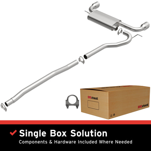 BRExhaust 2011-2016 Mini Cooper Countryman 1.6L | 2013-2016 Mini Cooper Paceman 1.6L Direct-Fit Exhaust System Kit 106-0887