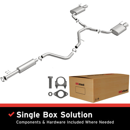 BRExhaust 2011-2017 Buick Regal 2.0L Direct-Fit Exhaust System Kit 106-0889