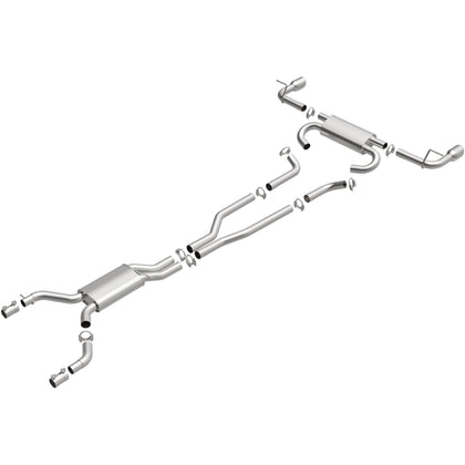 BRExhaust 2007-2010 Audi Q7 4.2L / 2011-2015 Audi Q7 3.0L Direct-Fit Exhaust System Kit 106-0919
