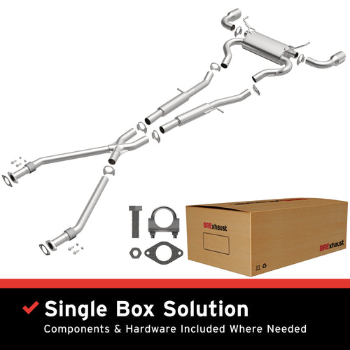 BRExhaust 2009-2020 Nissan 370Z 3.7L Direct-Fit Exhaust System Kit 106-0923