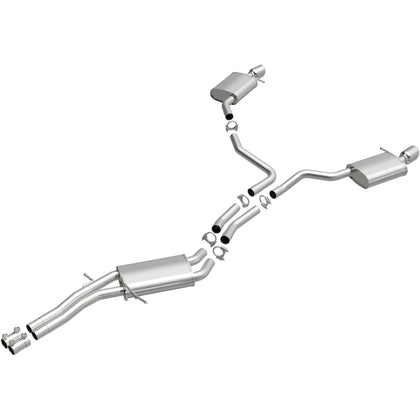 BRExhaust 2012-2015 Audi A7 Quattro 3.0L / 2012-2015 Audi A6 Quattro 3.0L Direct-Fit Exhaust System Kit 106-0924