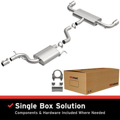 BRExhaust 2010-2014 Volkswagen GTI 2.0L Direct-Fit Exhaust System Kit 106-0928