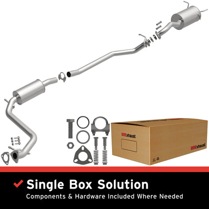 BRExhaust 2015-2020 Honda Fit 1.5L Direct-Fit Exhaust System Kit 106-0970