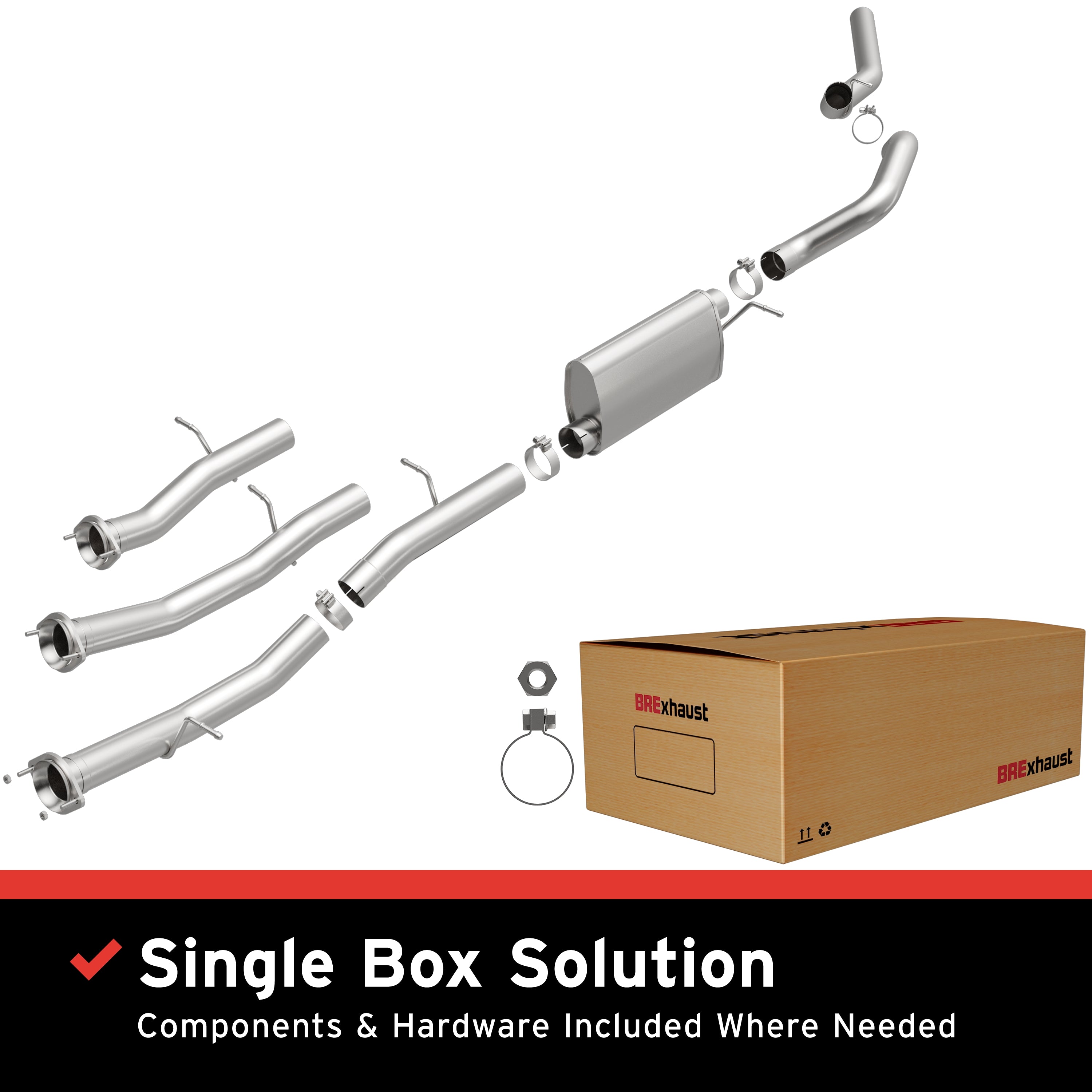 枇杷　×5 BRExhaust Direct-Fit Exhaust System Kit 106-0979 | MagnaFlow