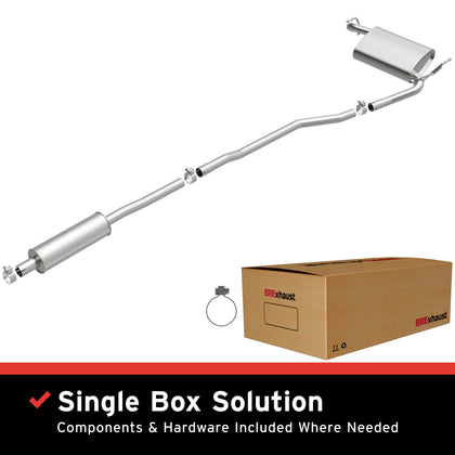 BRExhaust 2015-2020 Jeep Renegade 2.4L | 2016 Fiat 500X 2.4L Direct-Fit Exhaust System Kit 106-0980