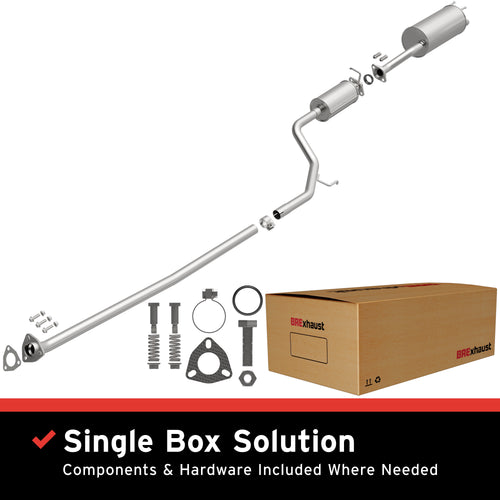 BRExhaust 2012-2013 Honda Civic 1.8L Direct-Fit Exhaust System Kit 106-1000