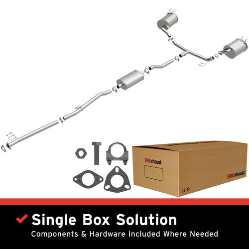 BRExhaust 2017-2019 Honda CR-V 1.5L Direct-Fit Exhaust System Kit 106-1005