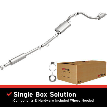 BRExhaust 2020-2021 Jeep Gladiator 3.6L Direct-Fit Exhaust System Kit 106-1085