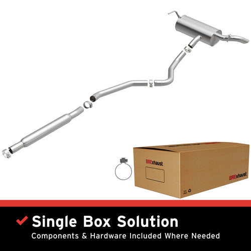 BRExhaust 2019-2022 Jeep Cherokee 2.4L Direct-Fit Exhaust System Kit 106-1090