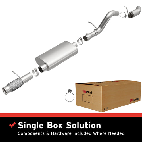 BRExhaust 2015-2020 Cadillac Escalade 6.2L / 2015-2020 GMC Yukon 6.2L Direct-Fit Exhaust System Kit 106-1132