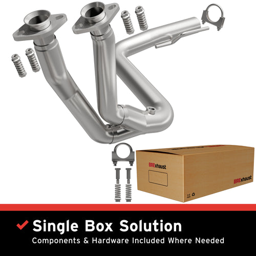 BRExhaust 1999-2000 Jeep Grand Cherokee 4.0L Direct-Fit Exhaust Front Pipe Kit 107-0009