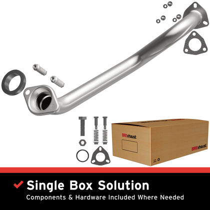 BRExhaust 2013-2014 Acura ILX 2.0L | 2012-2015 Honda Civic 1.8L Direct-Fit Exhaust Front Pipe Kit 107-0031