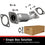 BRExhaust 2003-2004 Ford Focus 2.3L | 2005-2009 Ford Focus 2.0L Direct-Fit Exhaust Front Pipe Kit 107-0043