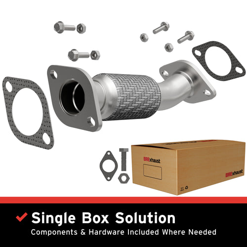 BRExhaust 2003-2004 Ford Focus 2.3L | 2005-2009 Ford Focus 2.0L Direct-Fit Exhaust Front Pipe Kit 107-0043