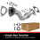 BRExhaust 2004-2008 Chevrolet Malibu 2.2L | 2006-2007 Pontiac G6 2.4L Direct-Fit Exhaust Front Pipe Kit 107-0081