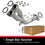 BRExhaust 1995-2000 Toyota Tacoma 2.7L Direct-Fit Exhaust Front Pipe Kit 107-0083