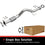 BRExhaust Direct-Fit Exhaust Front Pipe Kit 107-0091
