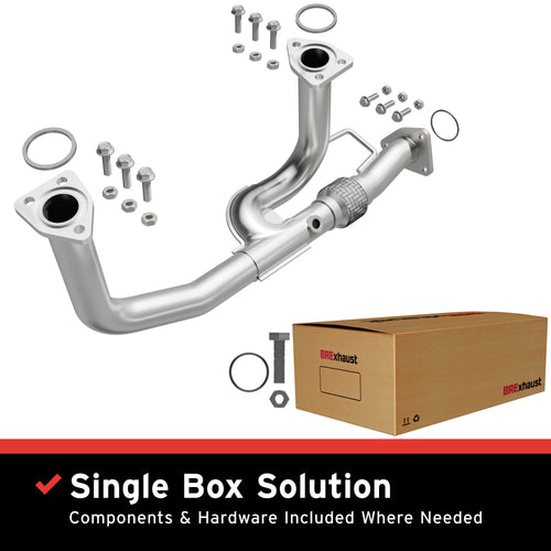 BRExhaust 2001-2002 Acura MDX 3.5L | 2003-2004 Honda Pilot 3.5L Direct-Fit Exhaust Front Pipe Kit 107-0100