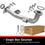 BRExhaust Direct-Fit Exhaust Front Pipe Kit 107-0119