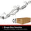 BRExhaust 2005-2010 Kia Sportage 2.7L / 2005-2008 Hyundai Tucson 2.7L Direct-Fit Exhaust Front Pipe Kit 107-0130