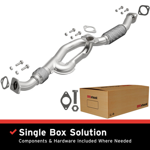 BRExhaust 2005-2010 Kia Sportage 2.7L | 2005-2008 Hyundai Tucson 2.7L Direct-Fit Exhaust Front Pipe Kit 107-0130