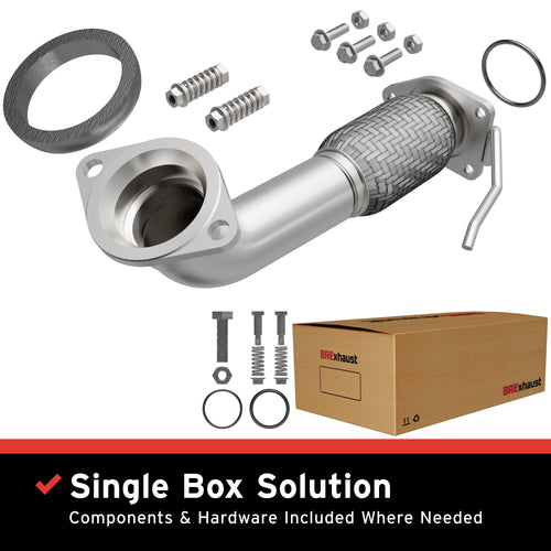 BRExhaust 2009-2014 Acura TSX 2.4L | 2008-2012 Honda Accord 2.4L Direct-Fit Exhaust Front Pipe Kit 107-0135