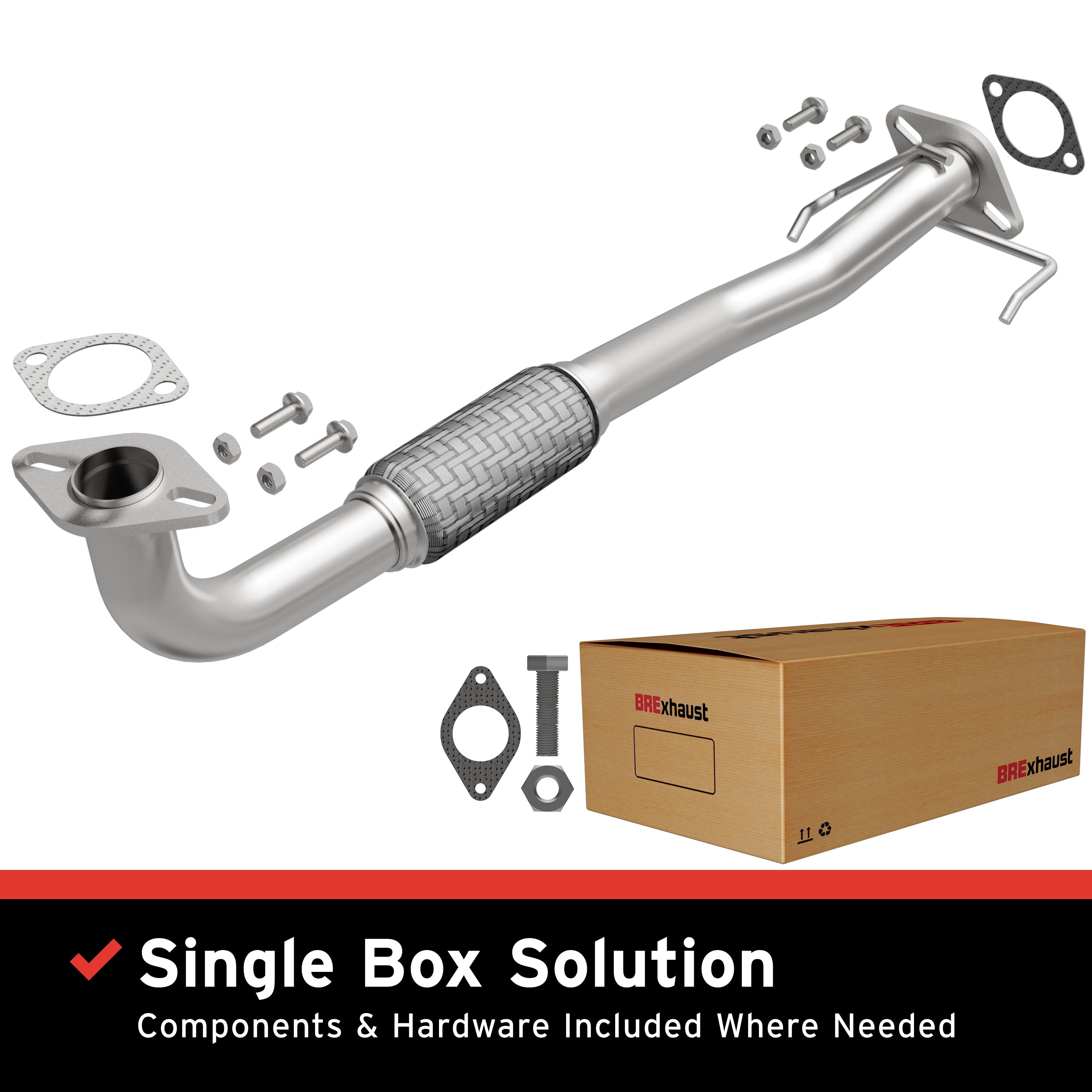BRExhaust 2002-2004 Mitsubishi Lancer 2.0L Direct-Fit Exhaust