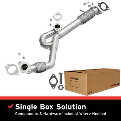 BRExhaust Direct-Fit Exhaust Front Pipe Kit 107-0167