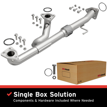 BRExhaust 2005-2010 Honda Odyssey 3.5L Direct-Fit Exhaust Front Pipe Kit 107-0191